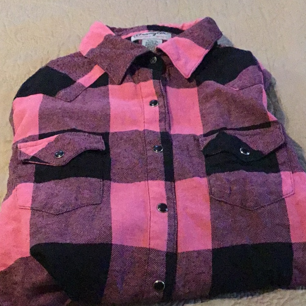 Wrangler Snap Button Shirt Medium